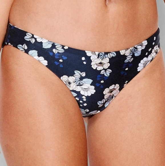 Seafolly Splendour Reversible Hipster‎ Bikini Bottom Indigo US 4 NWOT - Picture 1 of 10